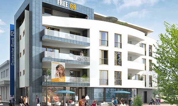 Laubengang-Wohnung "ATRIUM" im Free 68 - Wohnung, Miete | Deutschland, NRW-Innenstadt, Dinslaken