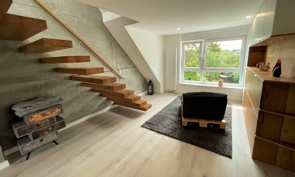 Stilvolle Maisonette mit Designer-Küche und Sonnenbalkon am Rande der Bottroper Innenstadt  - Wohnung, Miete | NRW, Bottrop